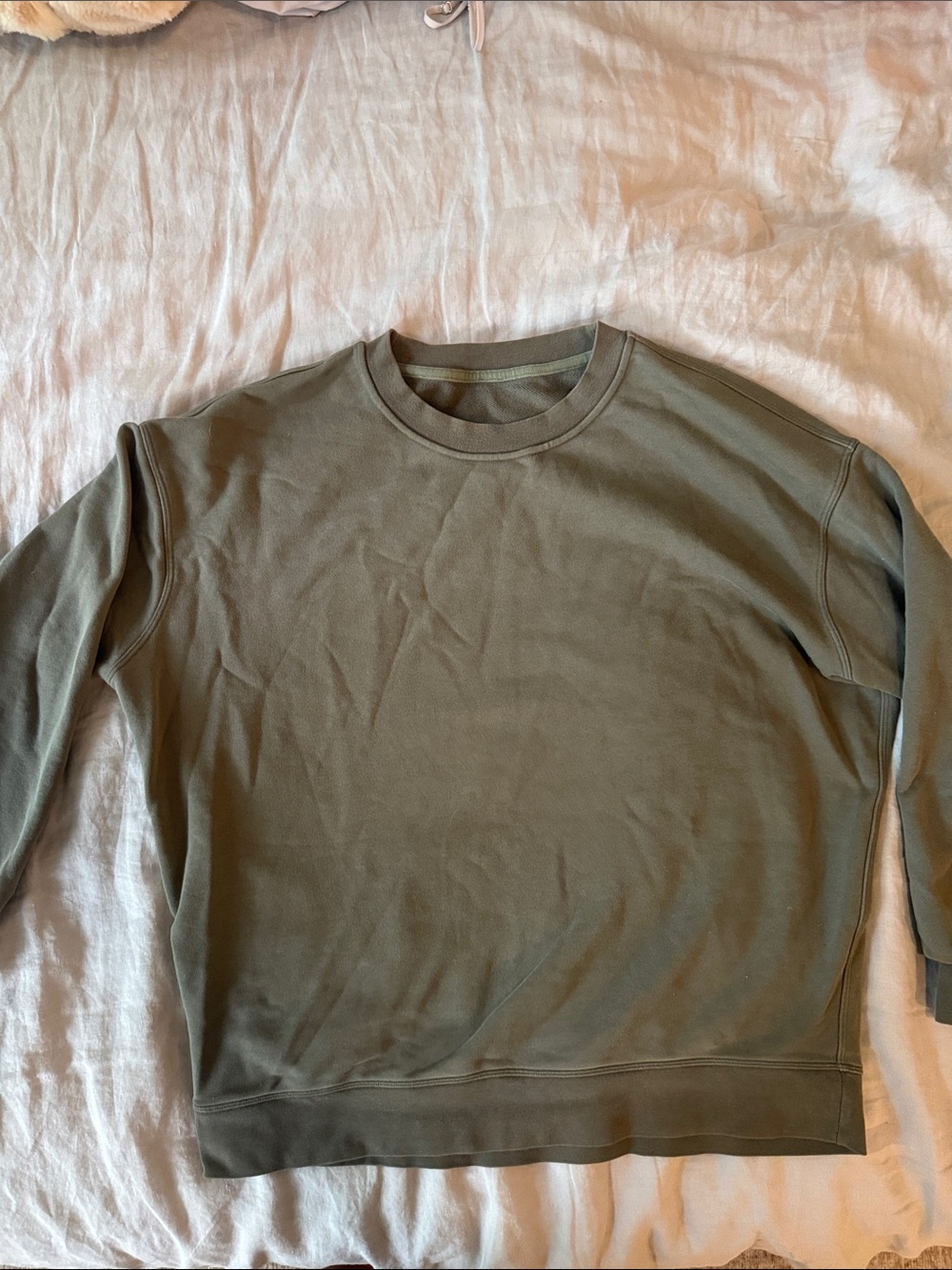 Lululemon Olive Crewneck Men's Sweater